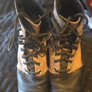 Sorel Black and Brown Boots